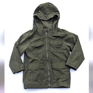 Old Navy Olive Green Utility Jacket Toddler 4T